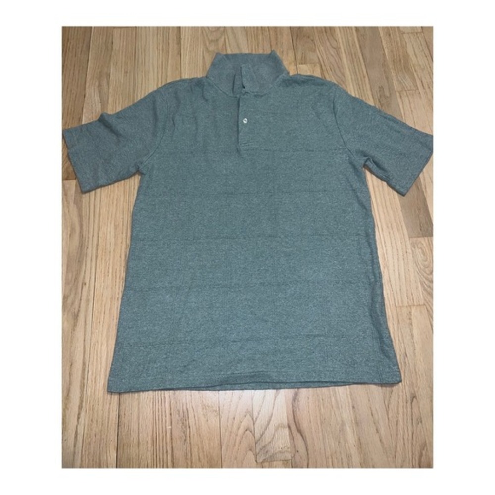 David Taylor Collection‎ Mens Green Polo Shirt Short Sleeve Mock Neck M